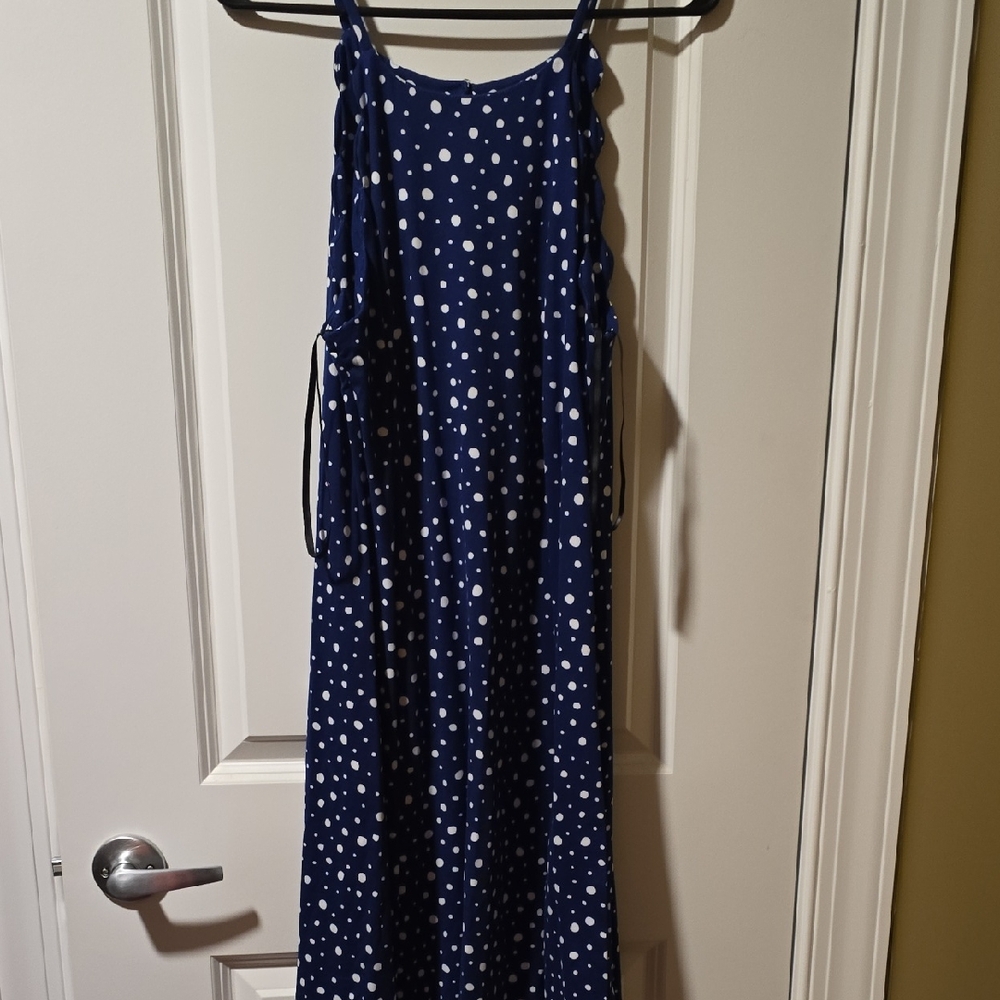 Polka Dot Sleeveless Dress